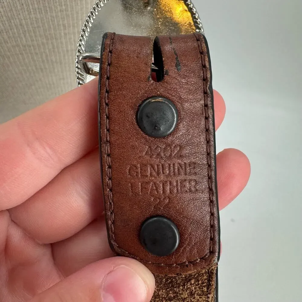 Vintage small western belt